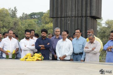 NTR Family Visit to NTR Ghat 2016